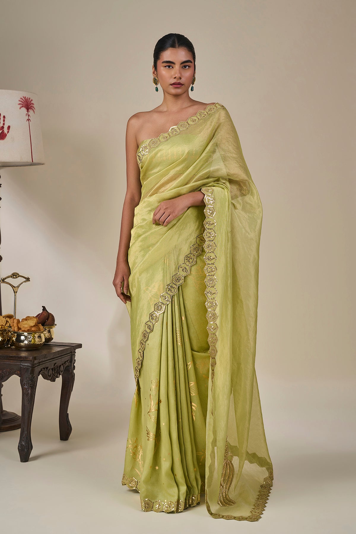 Kachi Keri Cosmic Birdsong Saree