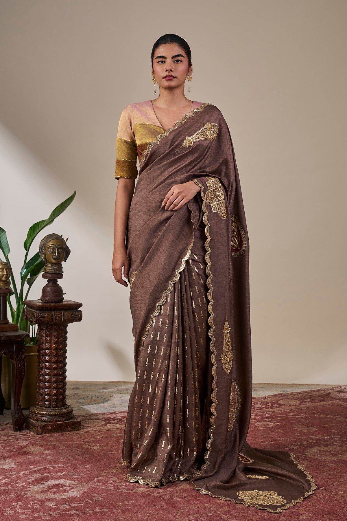 Espresso Rani Saree