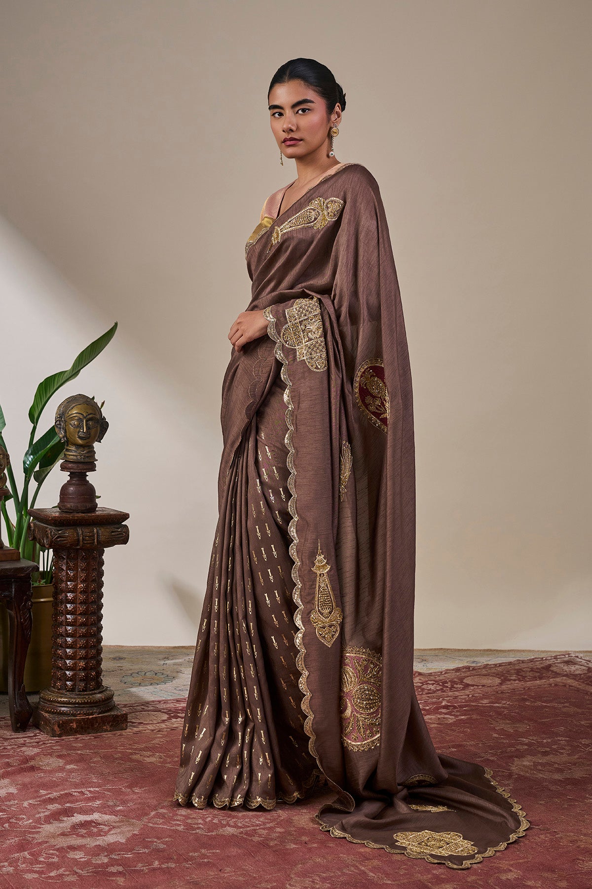 Espresso Rani Saree