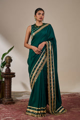 Teal Taal Saree