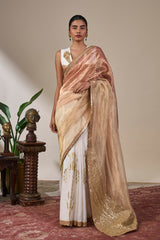 Ivory Botanica Saree