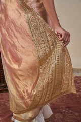 Ivory Botanica Saree