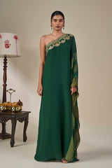 Green Celestial Moonfall Kaftan