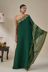 Green Celestial Moonfall Kaftan