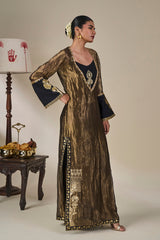 Black Palm Pillar Kaftan