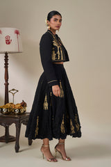 Black Malabar Heirloom Skirt Set