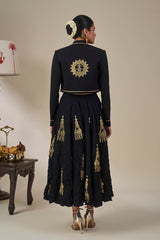 Black Malabar Heirloom Skirt Set