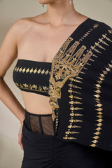 Midnight Moonline Drape Saree