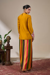 Spice Stripes Veshti Set