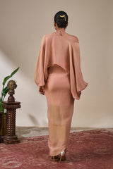 Gulab Rosette Drape Skirt Set