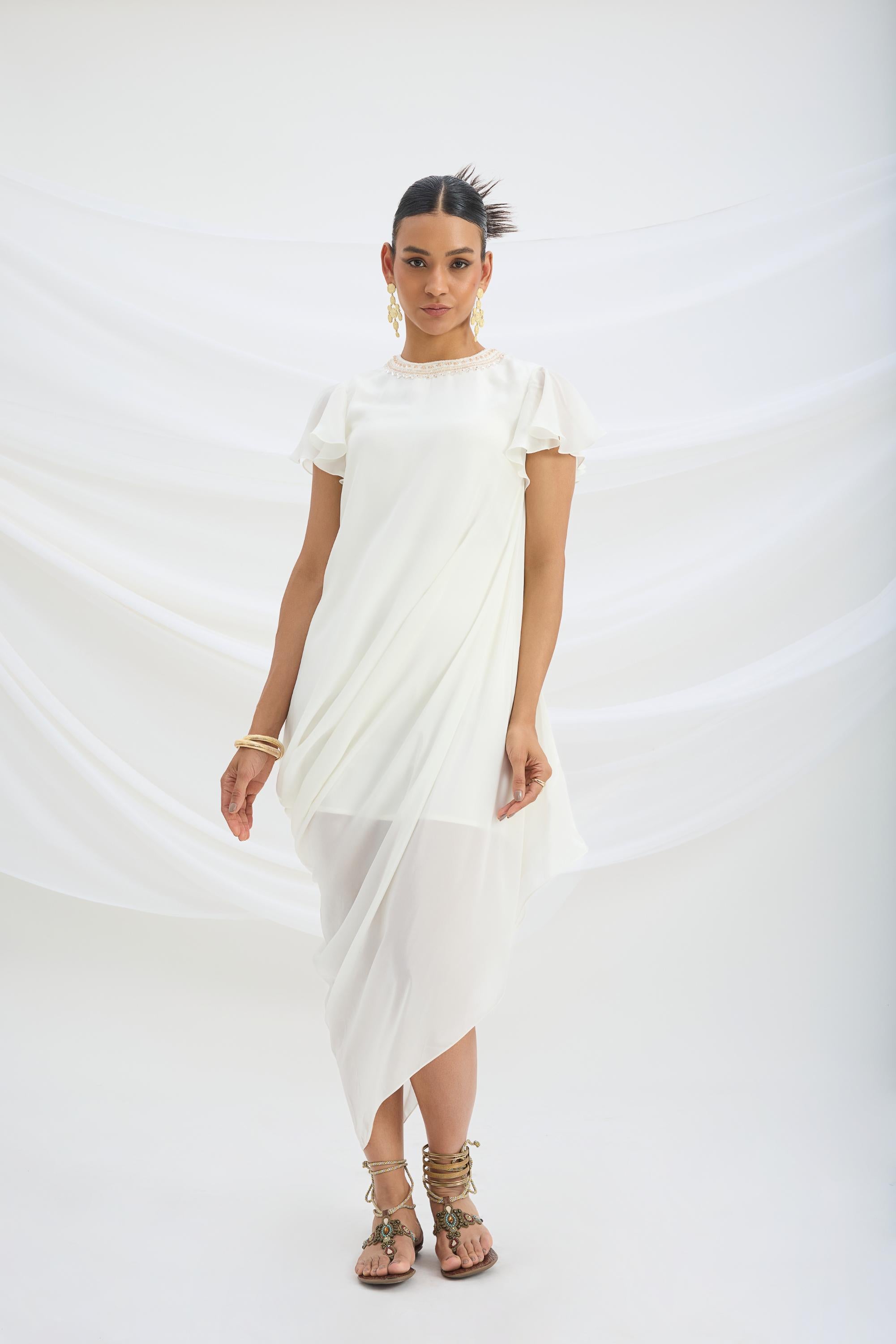 DRAPE DRESS