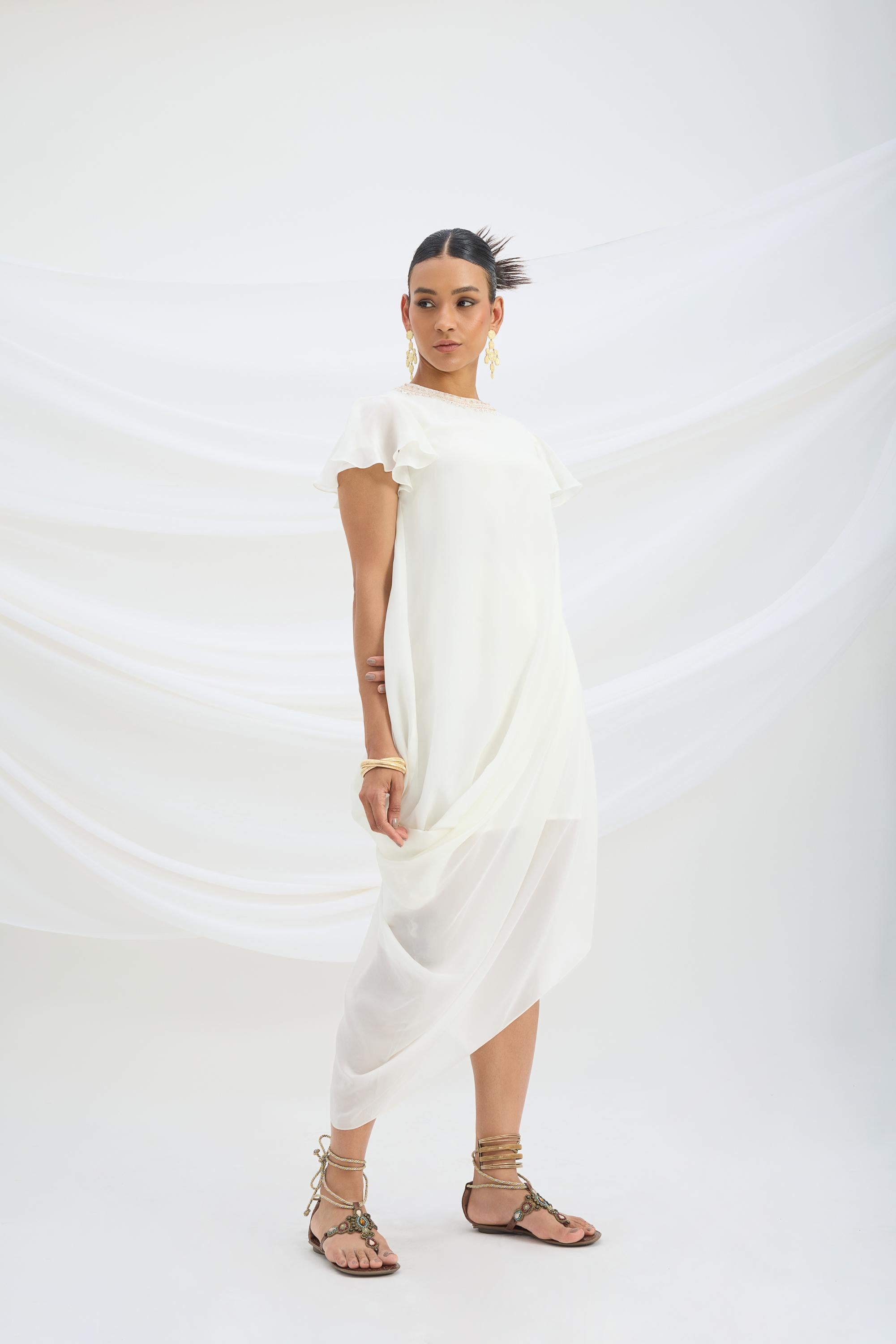 DRAPE DRESS