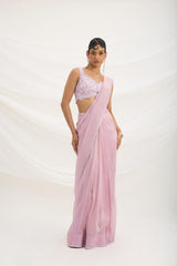 DRAPE SAREE SET
