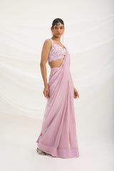 DRAPE SAREE SET