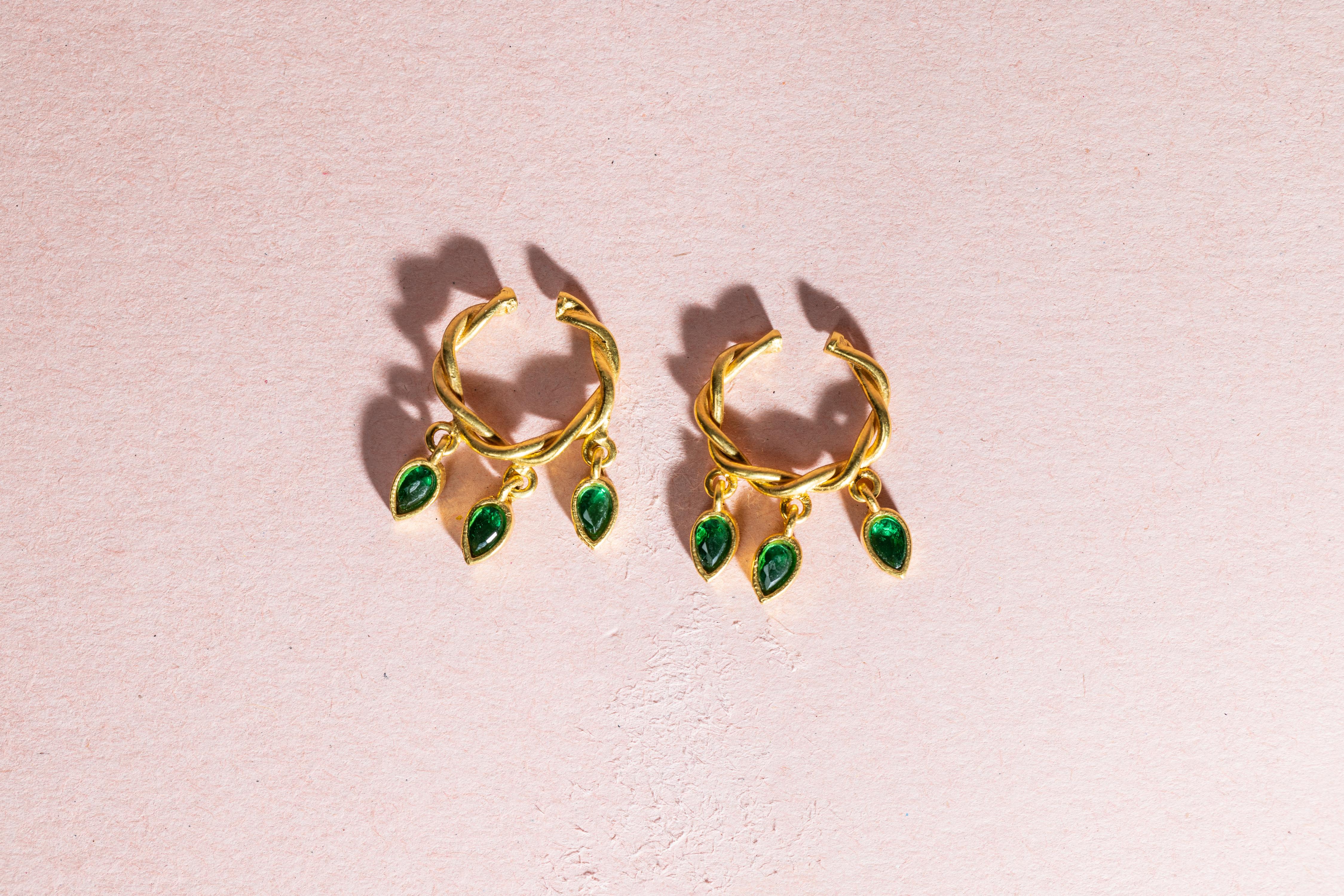 Bhindi ear cuff