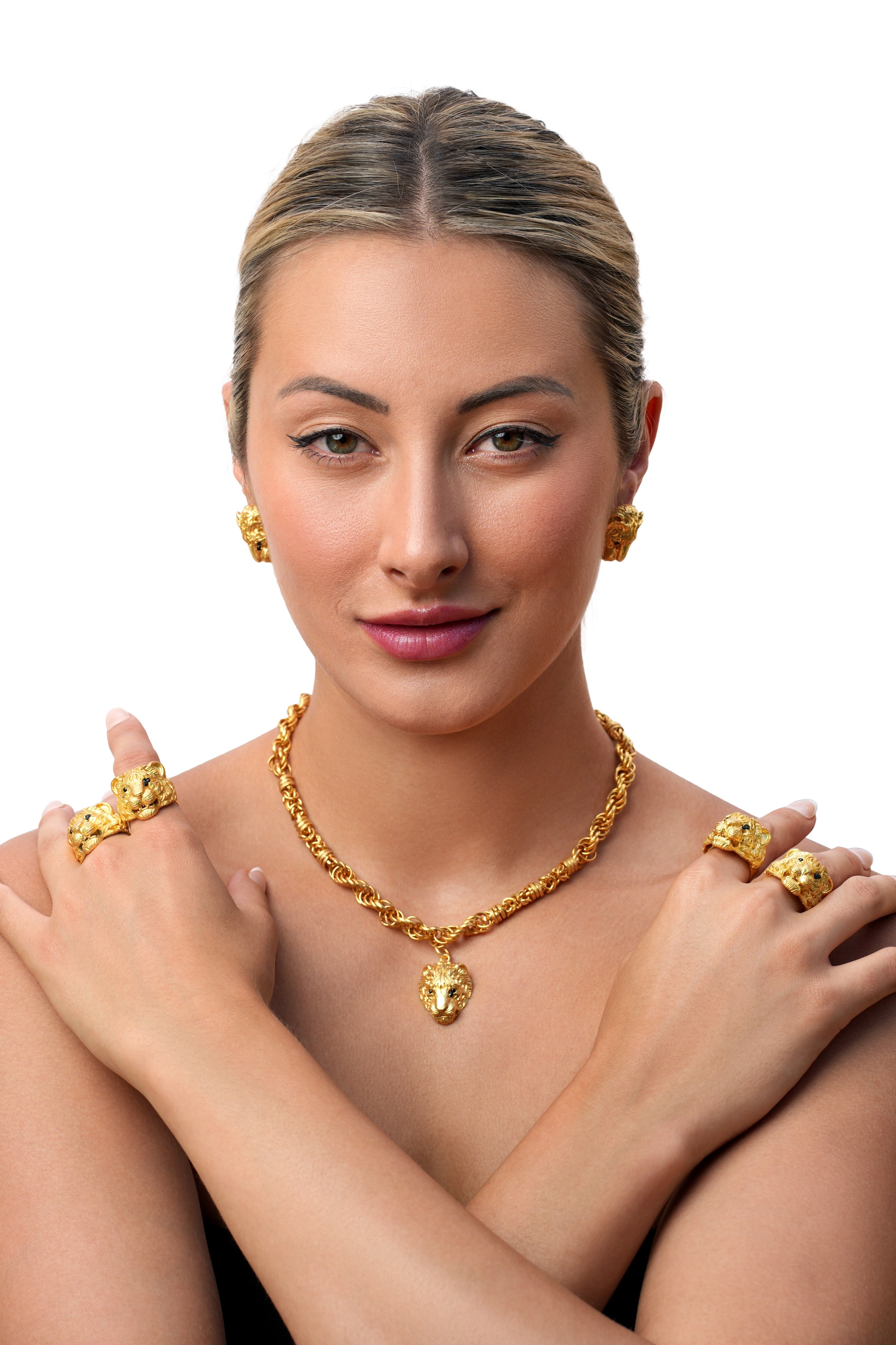 Huli Tiger Earrings