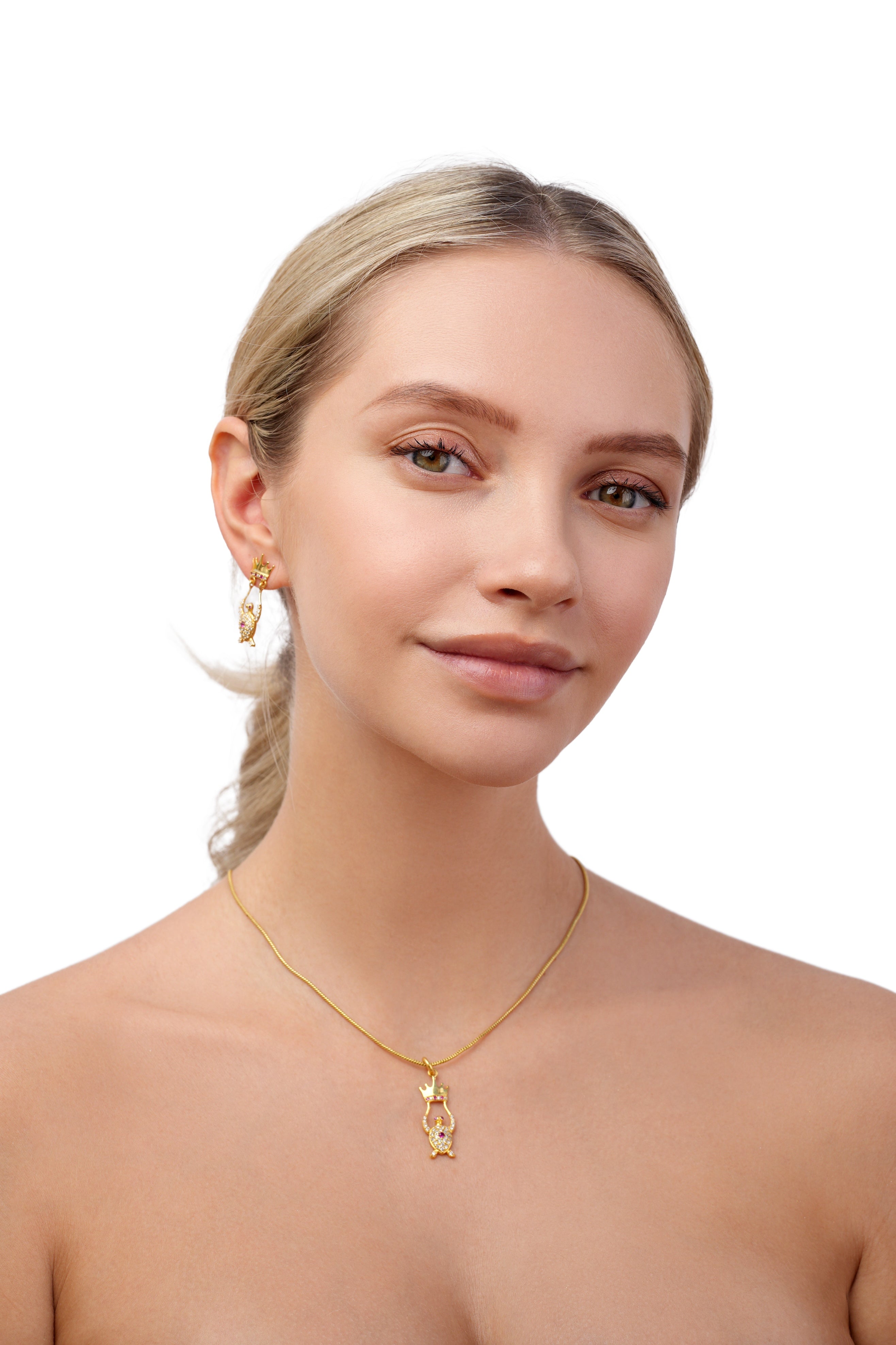 Turtle Crown Earrings