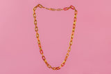 Pink link chain