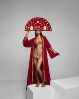 The Carmine Stalk Of Wheat Housecoat