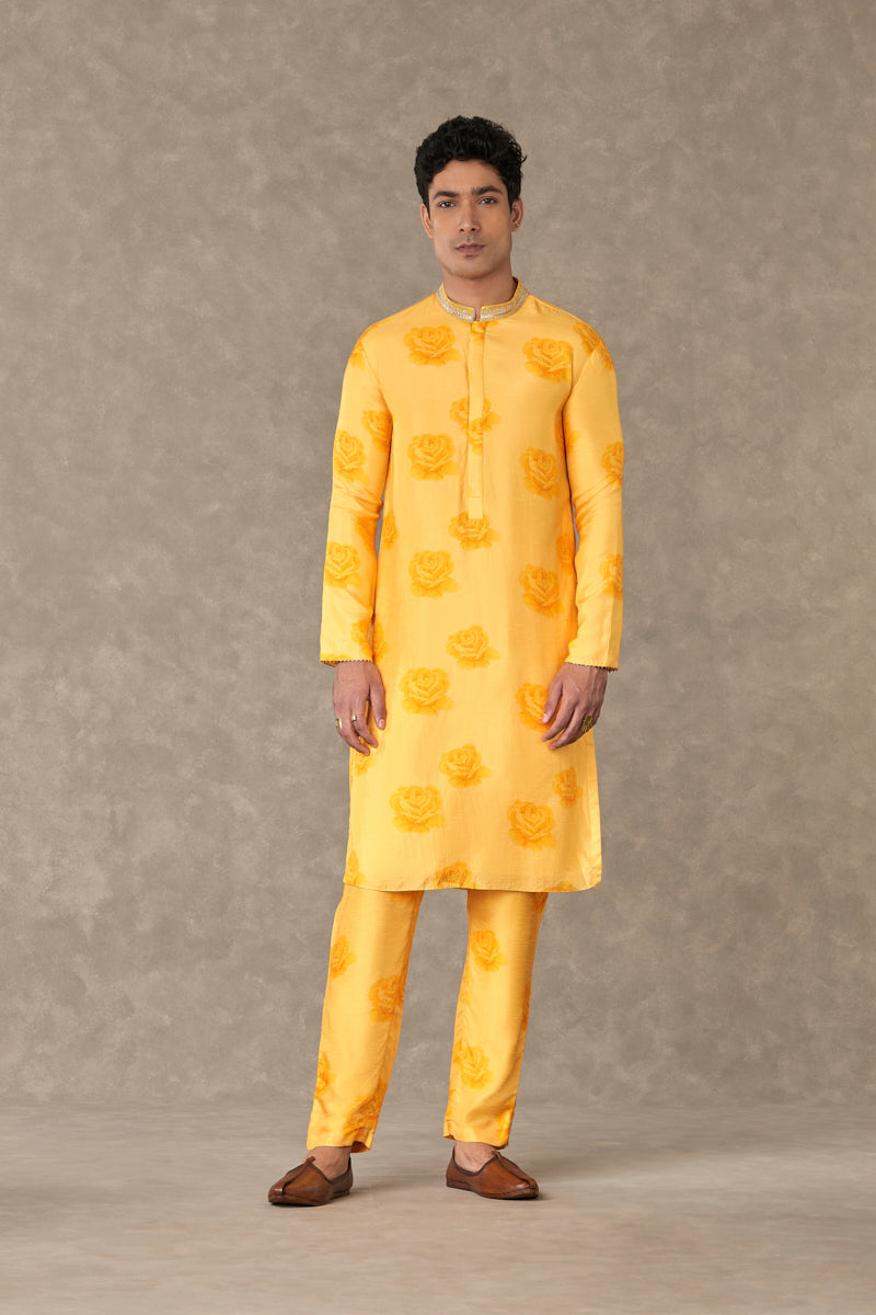 Yellow Gulaab Kurta Set