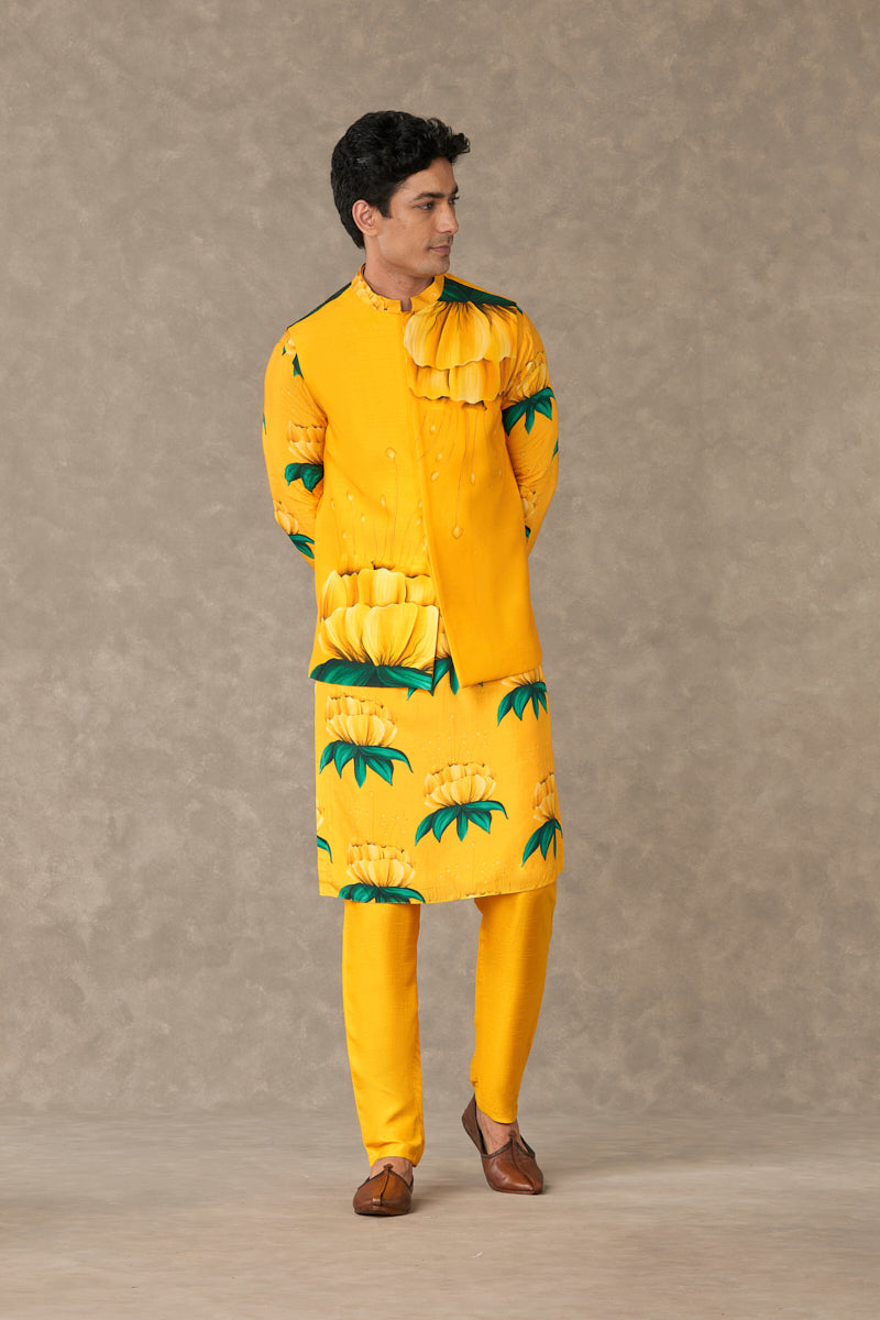 Mustard Masakali Bandi Set