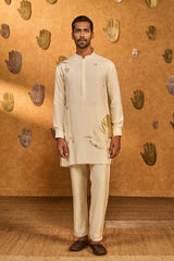 IVORY CRANE DAWN KURTA SET