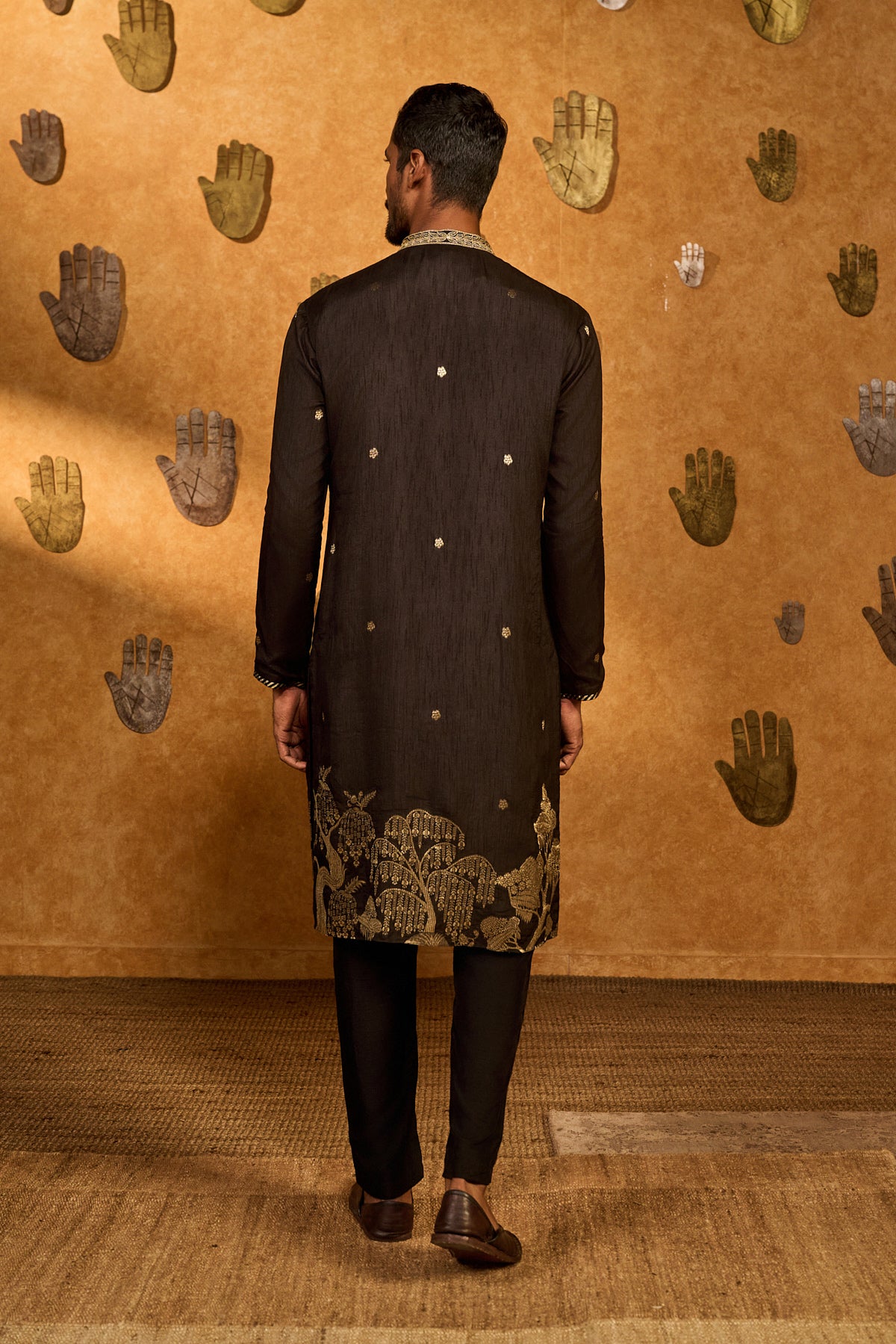 BLACK ZEN KURTA SET