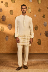 IVORY MIDAS TOUCH KURTA SET