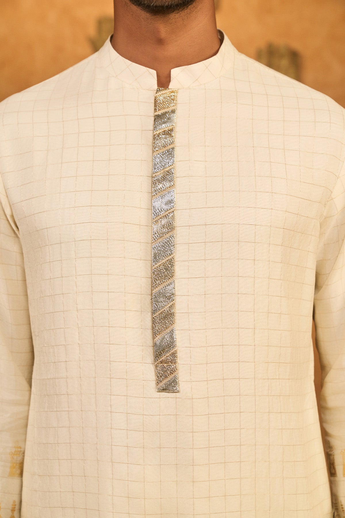 IVORY MIDAS TOUCH KURTA SET