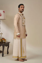 Ivory Kochi Conch Lungi Set