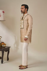 Ivory Kochi Conch Kurta
