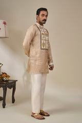 Ivory Kochi Conch Kurta