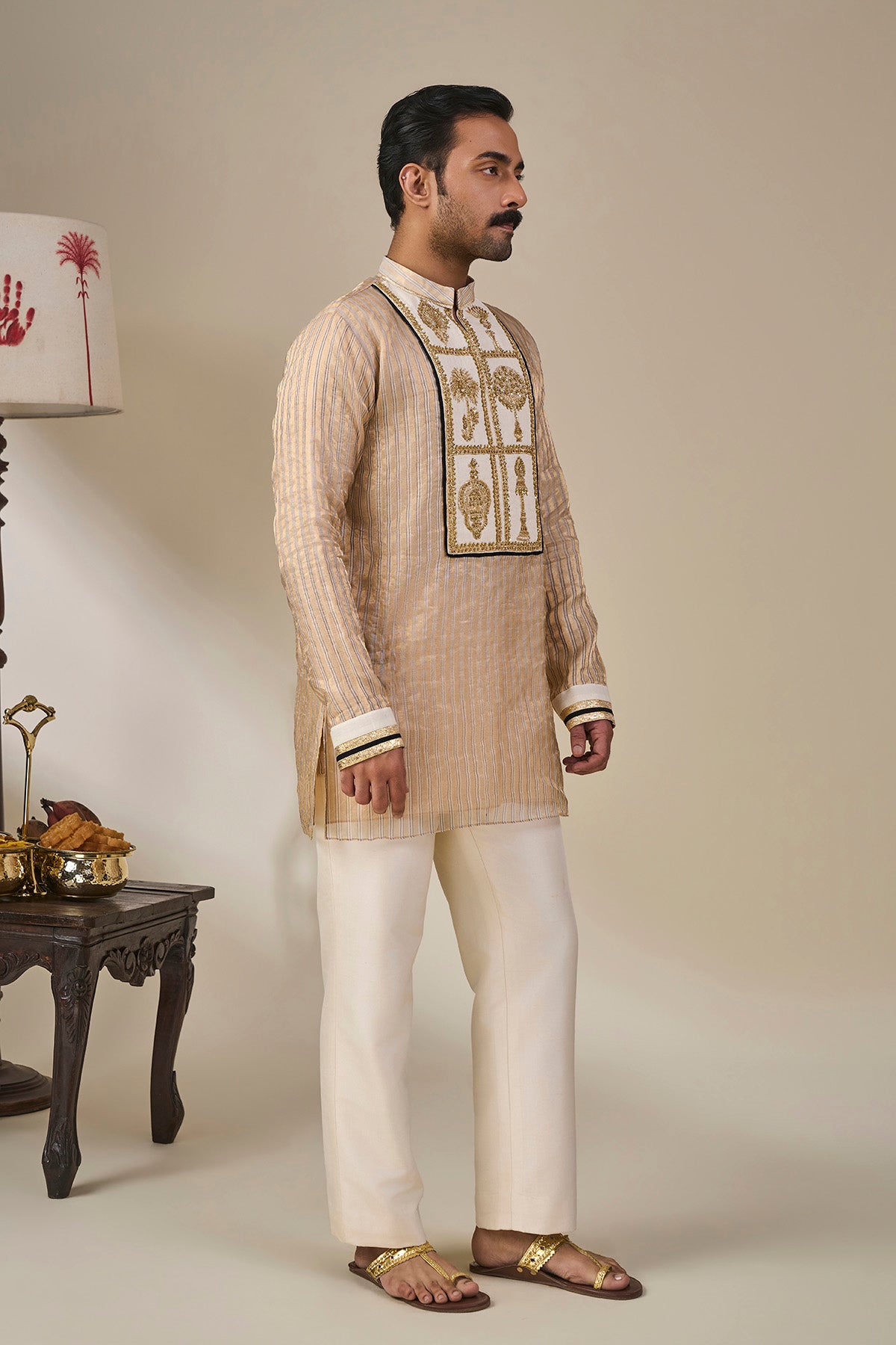 Ivory Kochi Conch Pant Set