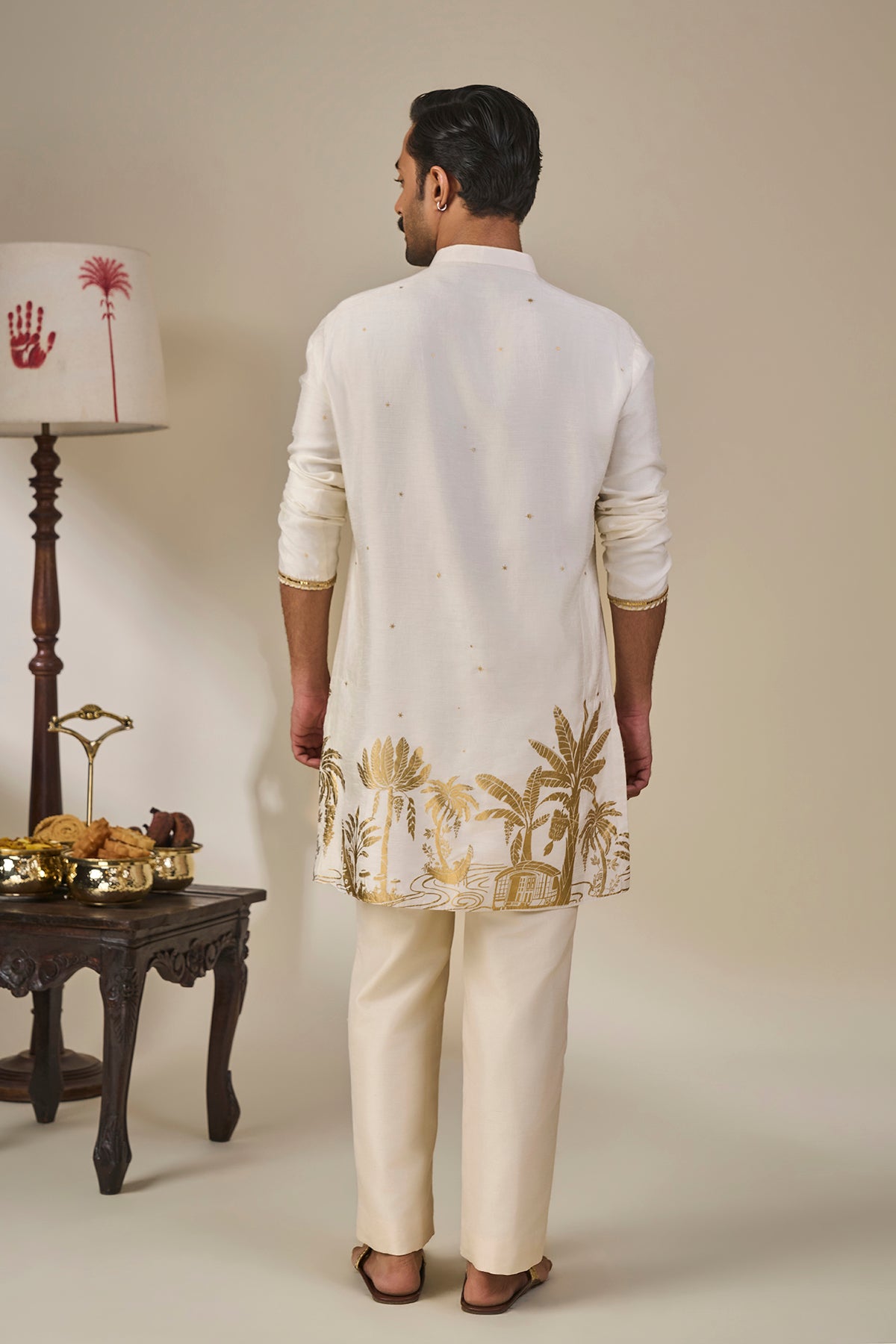 Ivory Backwater Postcard Kurta