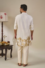 Ivory Backwater Postcard Kurta
