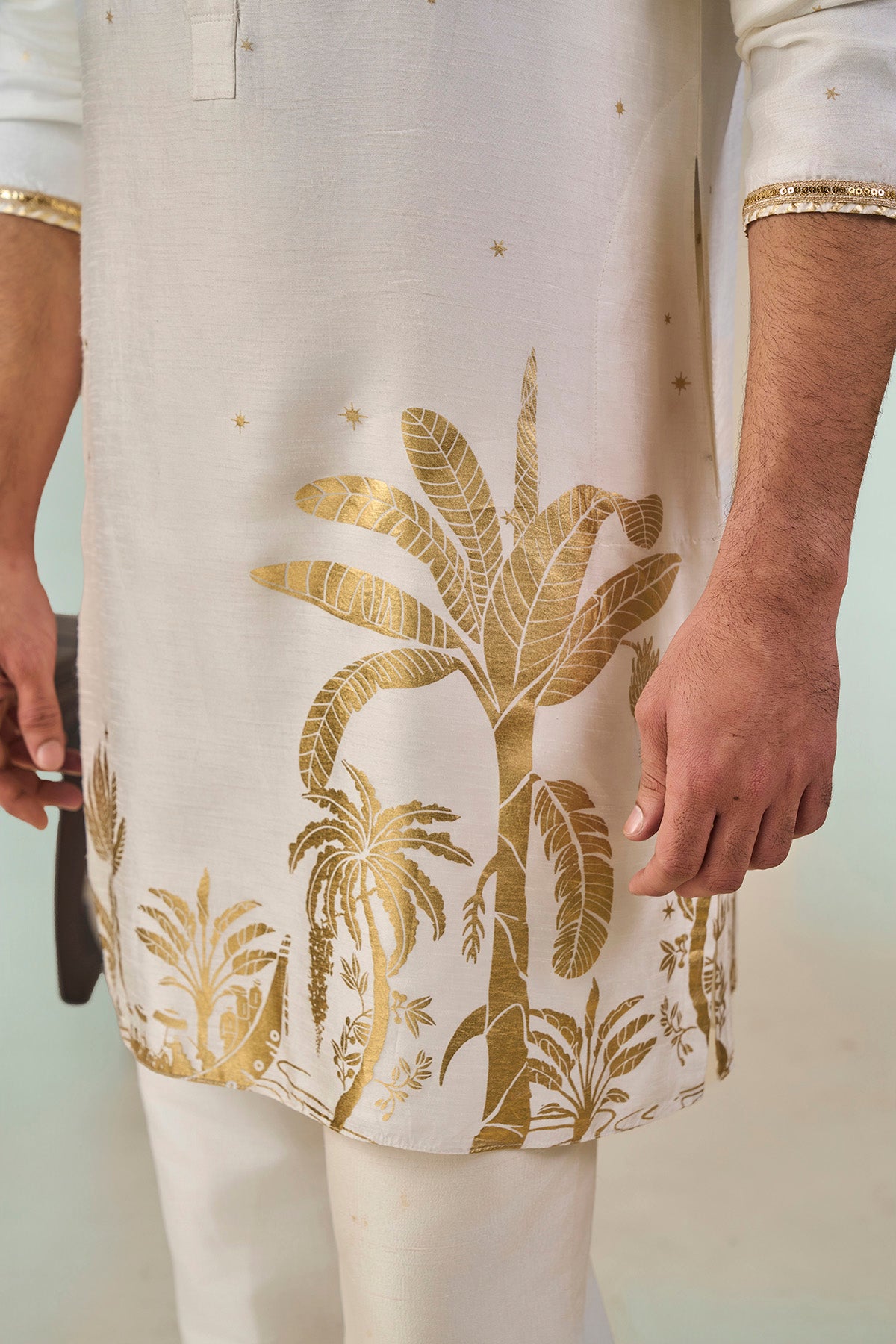 Ivory Backwater Postcard Kurta