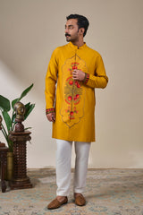Yellow Anaar Symphony Kurta