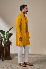Yellow Anaar Symphony Kurta
