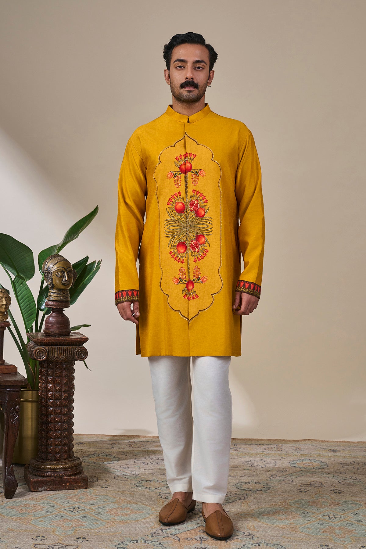Yellow Anaar Symphony Kurta Set
