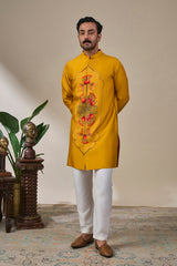 Yellow Anaar Symphony Kurta Set