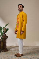 Yellow Anaar Symphony Kurta Set