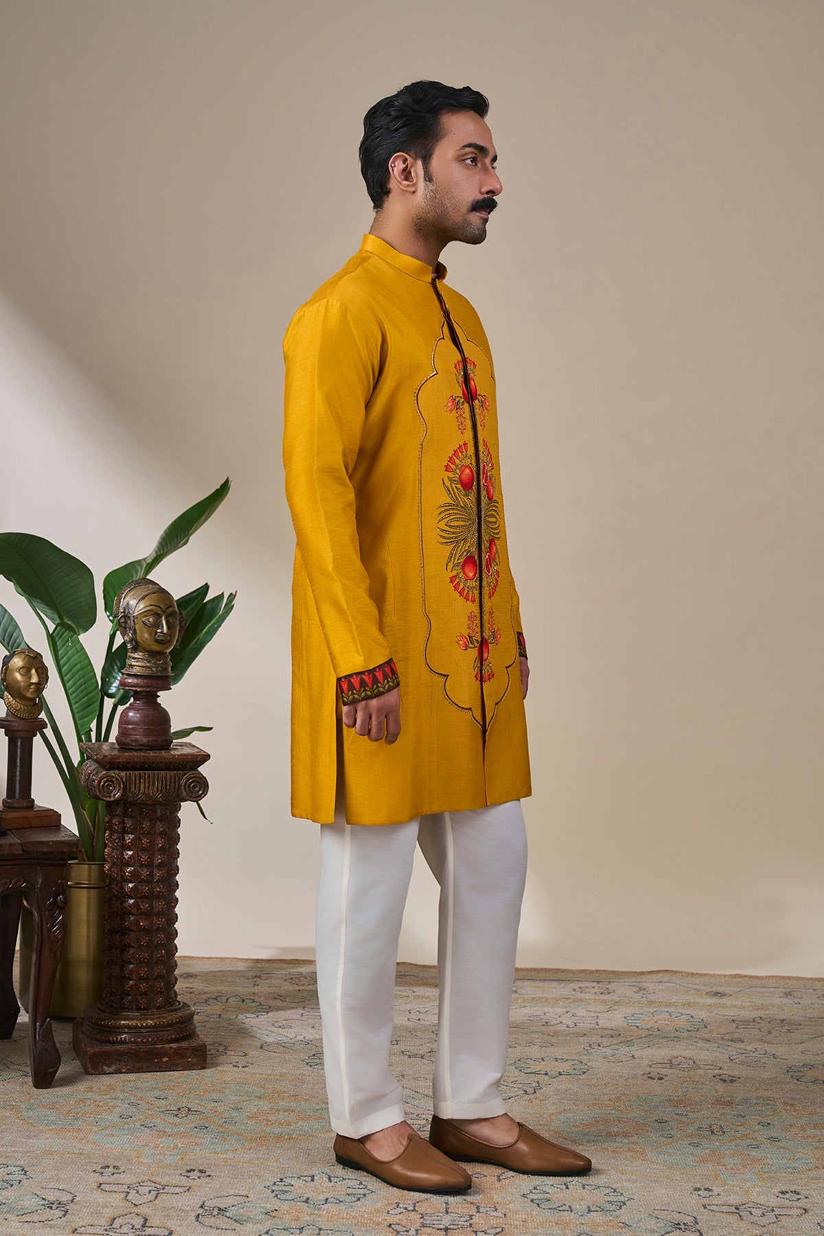 Yellow Anaar Symphony Kurta Set