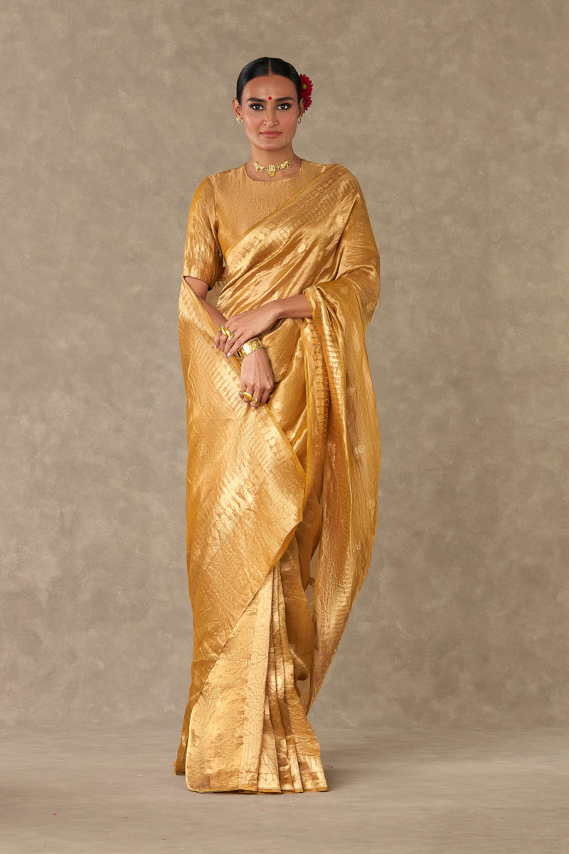 'Sunehri' Tissue Saree