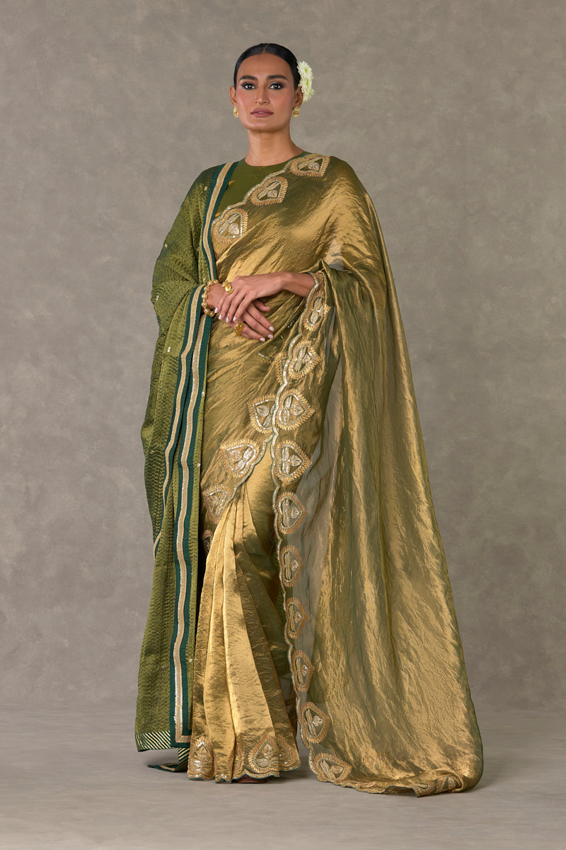 'Paan' Tissue Saree