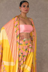 Yellow Sorbet Patchwork Drop Crotch Pan Set
