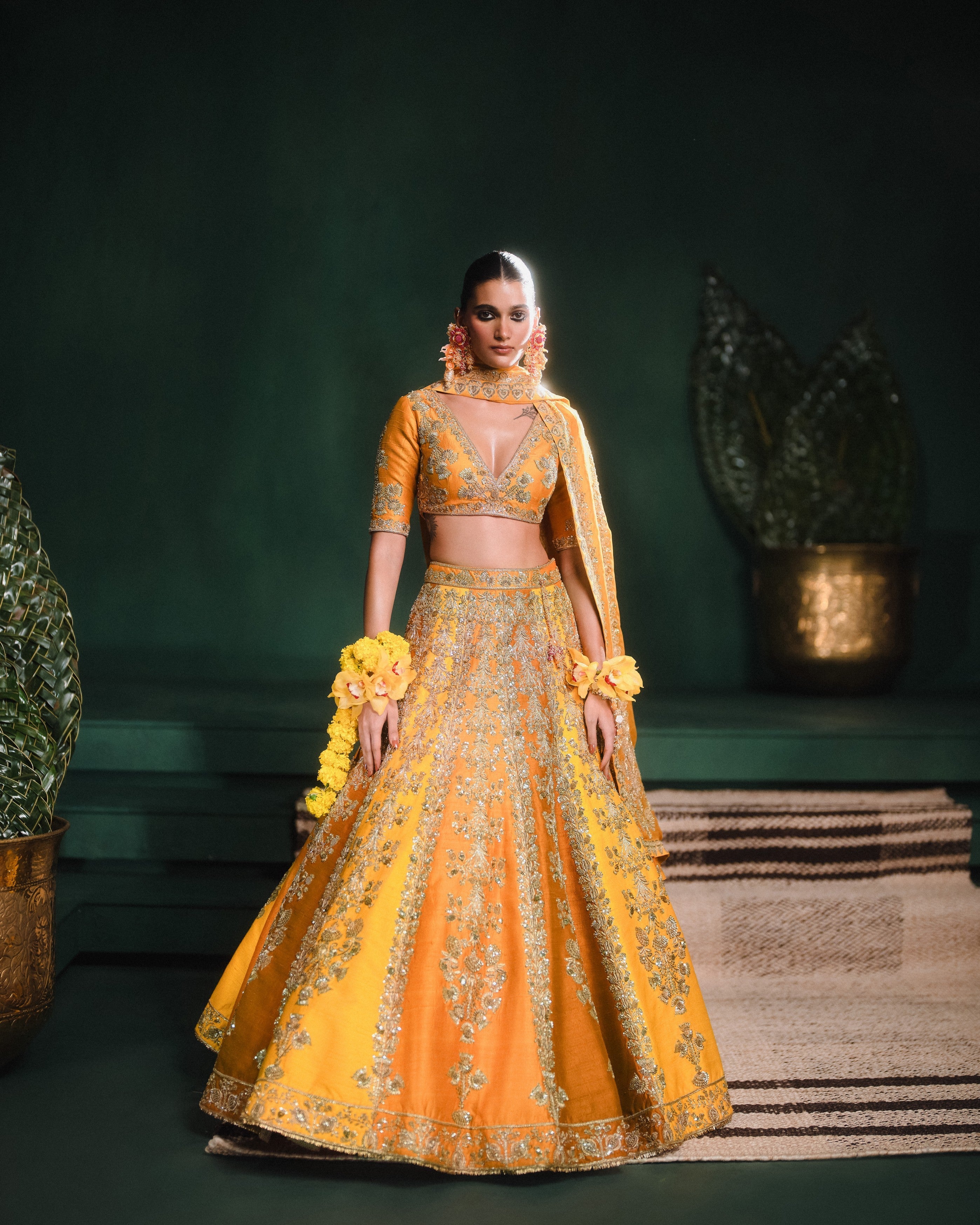 The Ghevar Lehenga