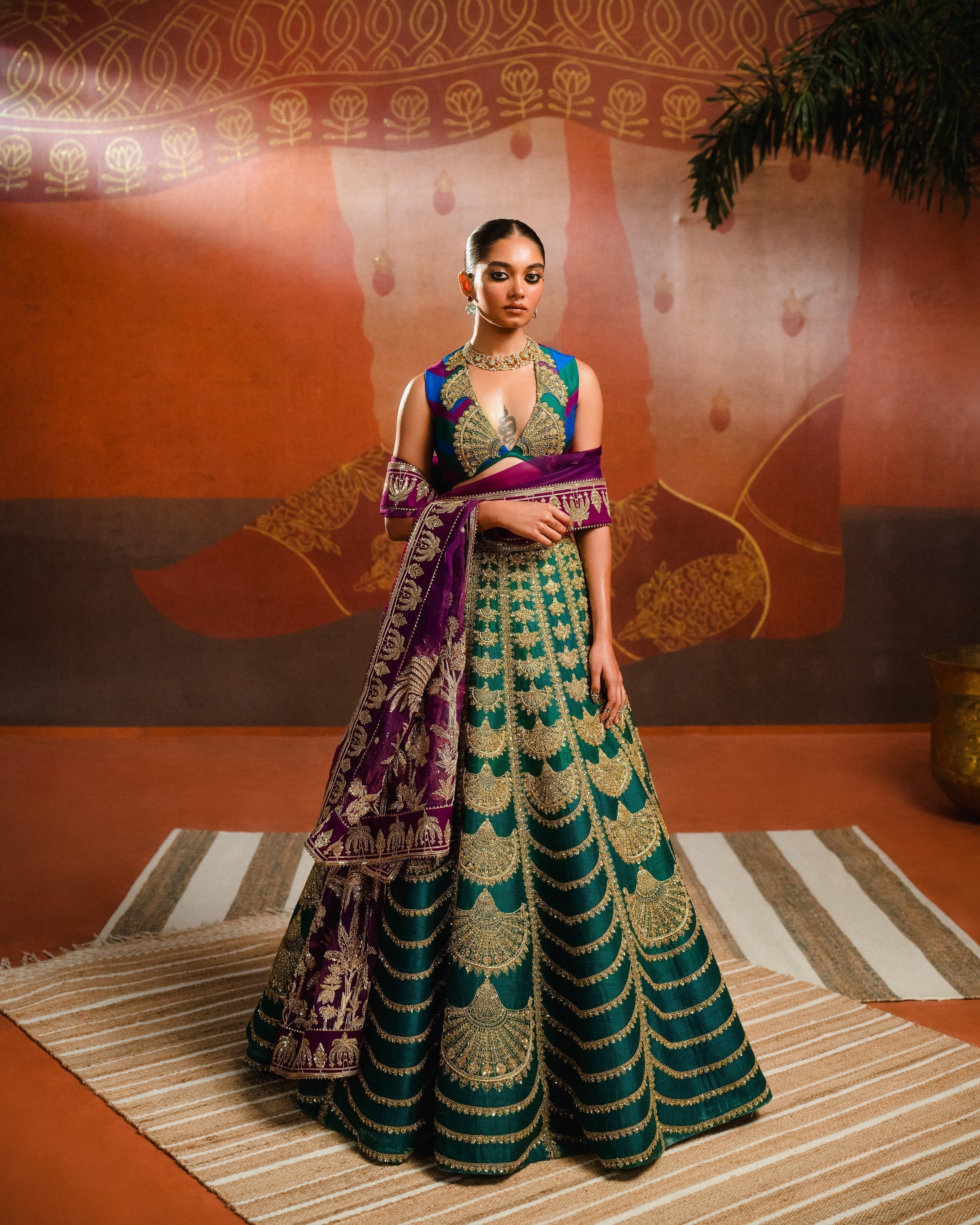 Khus Khus Lehenga