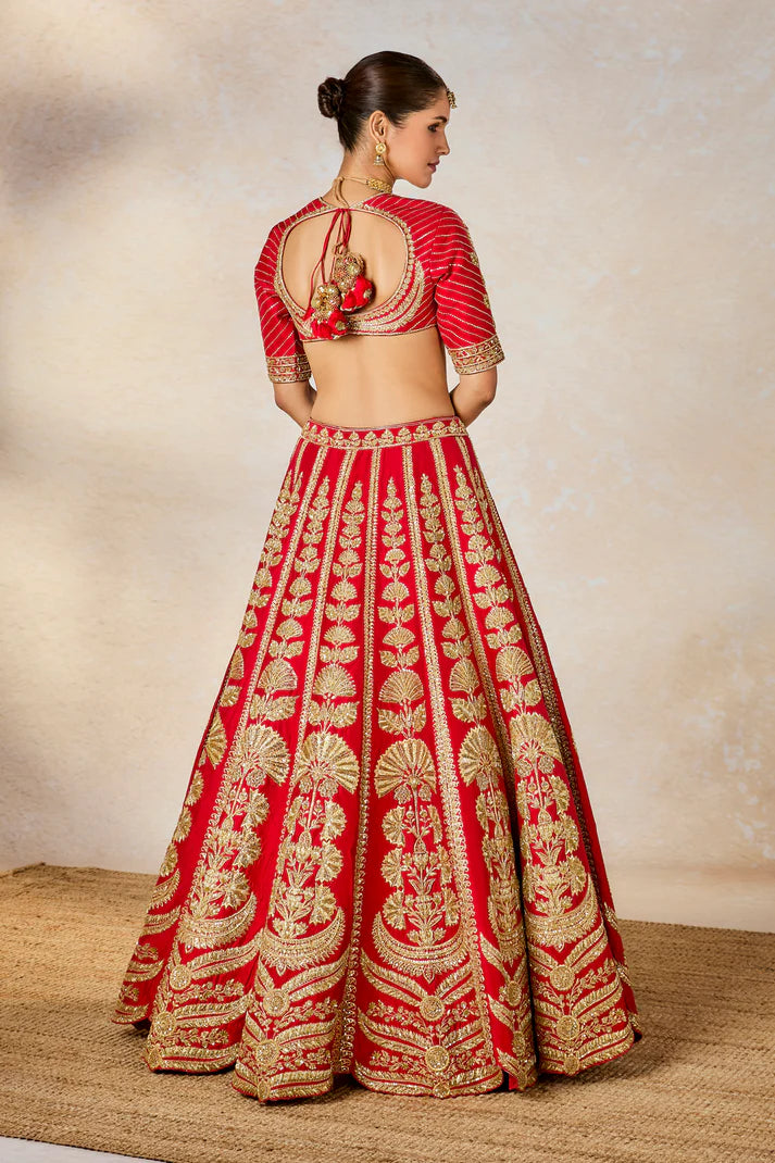 THE BADAMI HALWA LEHENGA SET