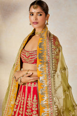 THE BADAMI HALWA LEHENGA SET