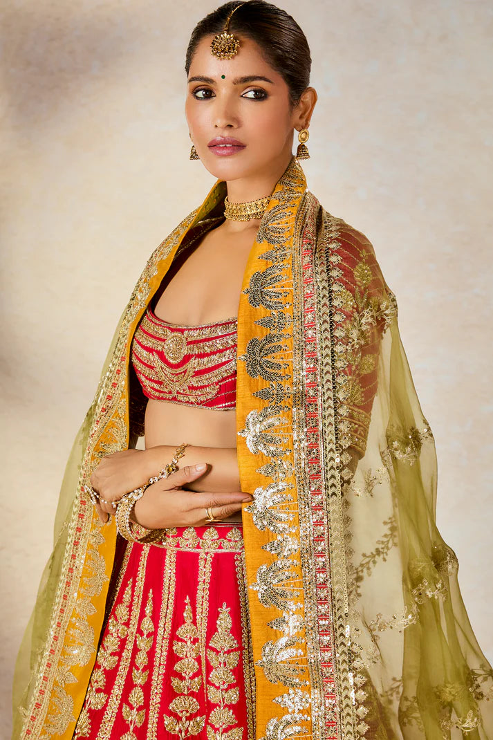 THE BADAMI HALWA LEHENGA SET